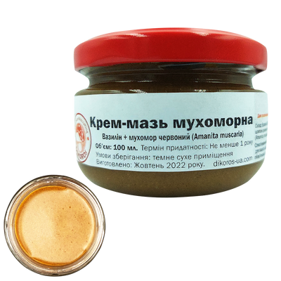 Amanita ointment (Vasilin + amanita red) 100 ml