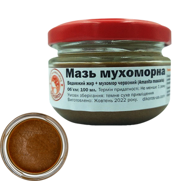 Ointment bear fat + amanita 100 ml ММЖ-100 — Dikoros